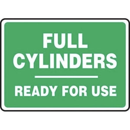 Accuform SAFETY SIGN FULL CYLINDERS READY FOR MCPG586XL